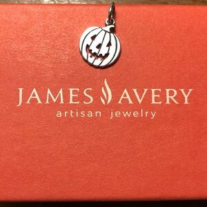 James Avery Sterling Silver Jack O Lantern Pumpkin Charm